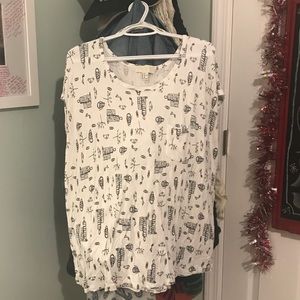 🚙FOREVER 21 PLUS SIZE GRAPHIC CITY TEE🚙